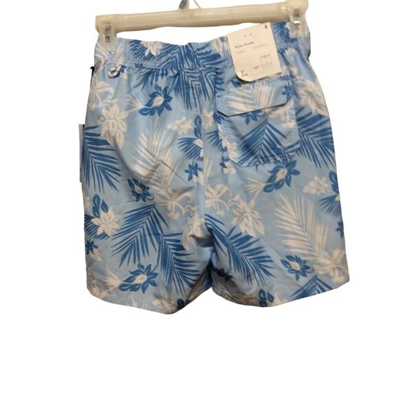 Men Goodfellow's Shorts Blue White Small SKU1 - Picture 2 of 6